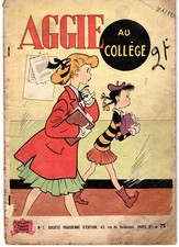 AGGIE NUMERO 7 au college RARE