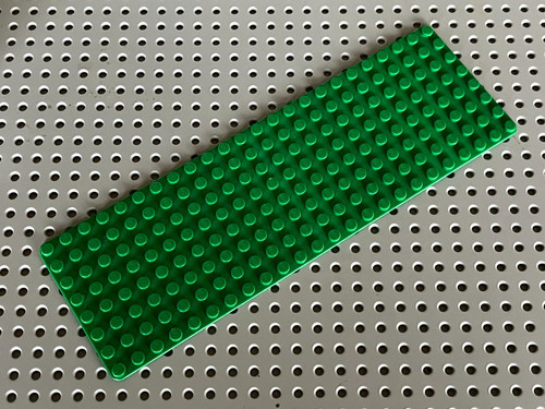 Plaque base lego green - plaque,