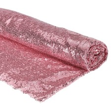 Sequin Tissu Rose, 4 Yards