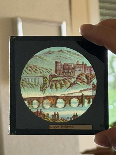 Plaque verre lanterne - plaque,