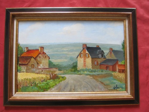 Belle huile 1988 signée - huile,