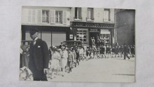 CPA PHOTO VIC SUR AISNE TIR A L ARC BOUQUET PROVINCIAL 1931 DEFILE GOULET TURPIN