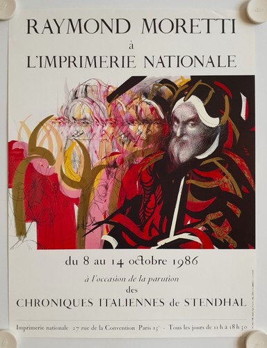 Affiche raymond moretti - affiche,