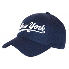 Casquette NY Bleu Chiné