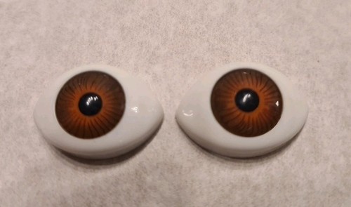 Yeux marrons acryliques - yeux, de