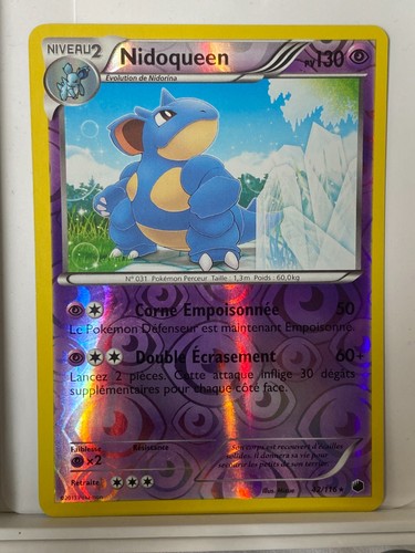 Nidoqueen 116 reverse holo - nidoqueen, 42/116