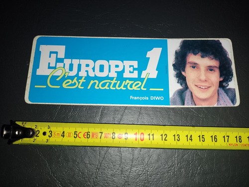 Autocollant europe radio en - autocollant,