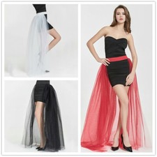 Femme Demi Agitation Tulle Jupe Tutu Maille Long Burlesque Déguisement Jupon