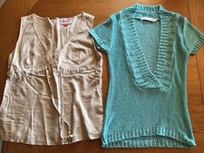 2 Hauts Femme Dont Un Cache Cache Manches Courtes T 3 Et Une Robe Rouge Offerte