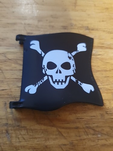 Grand drapeau pirate noir - grand,