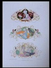 GEORGE BARBIER, ART DECO - ESTAMPE 1925 - FEMME