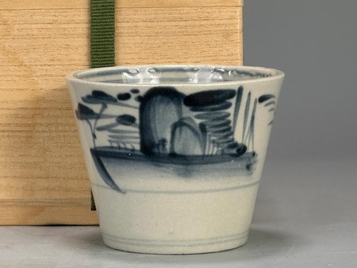 Tasse soba bleu blanc imari - bleu,