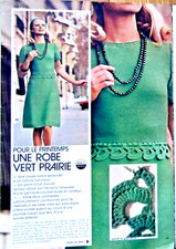 Ancien MODES  ET TRAVAUX  TRICOT/CROCHET  main ou machine année 1974
