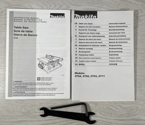 Makita table saw 2704 wrench - makita,