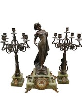 PENDULE DE CHEMINÉE ET