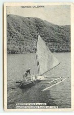 Nouvelle Cal�donie - Pirogue a voile a YATE - 21926