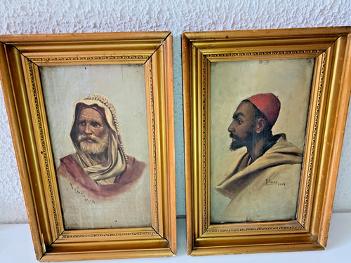 Paire portraits - paire,
