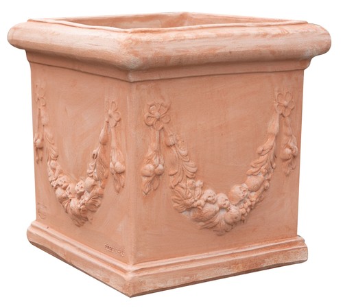 Vase cubo terracotta - cubo,