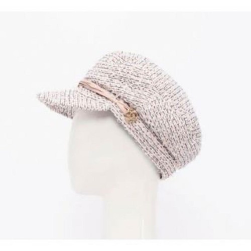 Chapeau casquette chanel tweed - chapeau,