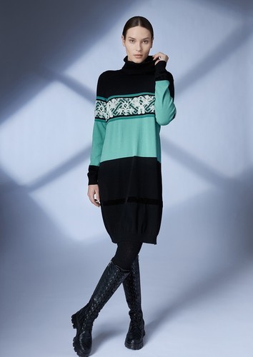 Tricot chic magnifique robe - magnifique,