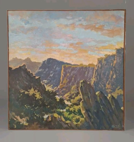 Antique oil painting canvas - painting,
