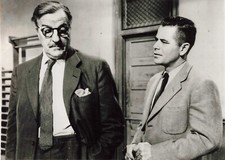 PHOTO PRESSE TÉLÉ FR3 CINEMA GRAINE DE VIOLENCE AVEC GLENN FORD & LOUIS CALHERN