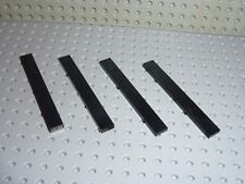 4 x LEGO Black tile ref 4162