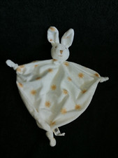 Doudou plat lapin blanc soleil Bouchara Etat neuf