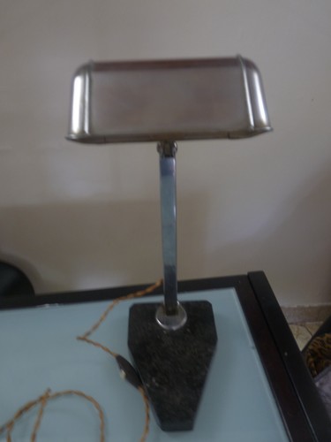 Lampe art déco notaire - lampe, de