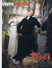 COUPURE DE PRESSE CLIPPING 2008 RICCARDO TISCI (5 pages)