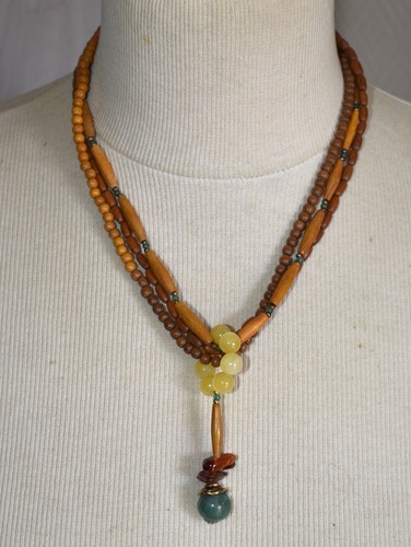 Collier rangs nature bois - rangs,