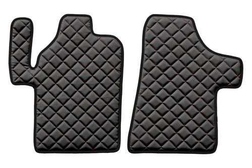 Tapis éco cuir noir - Éco-cuir,