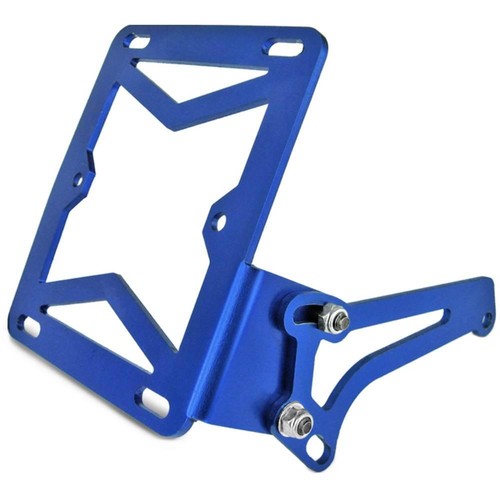 Support plaque bleu - support, de