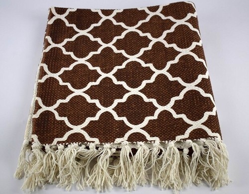 Motif tapis marron - tapis, tissé