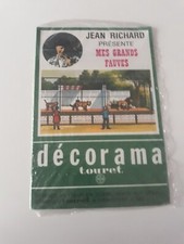 décalcomanie DECORAMA TOURET  MES GRANDS FAUVES  CIRQUE  JEAN  RICHARD