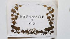 Etiquette vintage des années