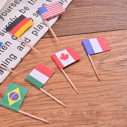 400 pcs drapeau la nation - la,