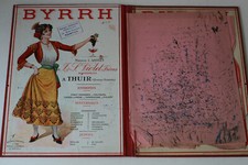 Sous main BYRRH maison L.Viollet cartonné décor de femme