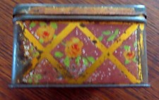 BOITE EN METAL ETABLISSEMENTS DEBRAY VUE DE l'USINE DE CLICHY 13*6.5*4 CM