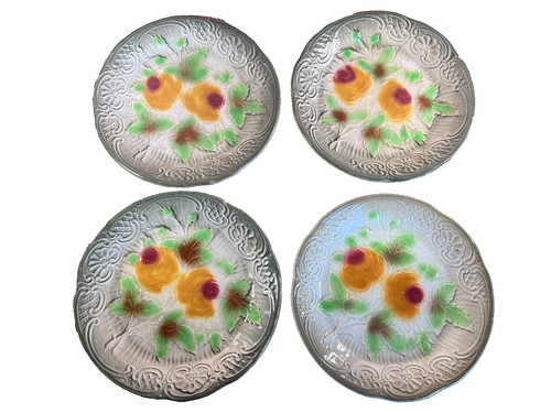 Set assiettes barbotine - set,