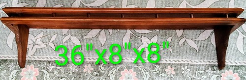Spindle Rail Oak 36" Wall