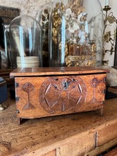 Coffret Sculpté – Coffret De Dentellière - Monstrances – Art populaire