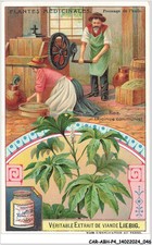 CAR-ABHP4-0626-CHROMOS - PLANTES MEDICINALES - PRESSAGE DE L'HUILE - RICIN - V