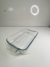 Plat rectangle en verre de