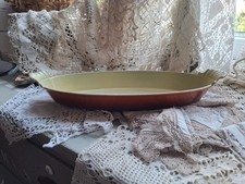 PLAT  FONTE ÉMAILLÉE ORANGE