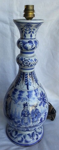 Ancien grand pied lampe - ancien,