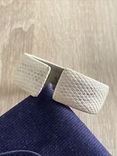 bracelet En Croco Blanc De Remplacement van der bauwede Genève