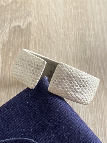 Bracelet croco blanc de - bracelet,