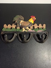 Ancien porte torchons Coq en