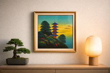Tableau décoratif asiatique